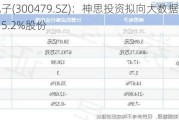 神思电子(300479.SZ)：神思投资拟向大数据公司转让公司5.2%股份