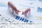 正邦科技：预计2024年上半年净利润亏损1.2亿元~1.5亿元