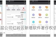 新三板创新层公司红岭云新增软件著作权信息：“智慧督查APP软件”