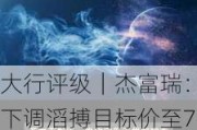 大行评级｜杰富瑞：下调滔搏目标价至7.9港元 下调2025和26财年纯利预测