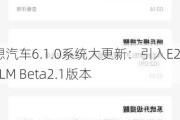理想汽车6.1.0系统大更新：引入E2E-VLM Beta2.1版本
