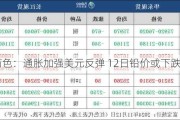 长江有色：通胀加强美元反弹 12日铅价或下跌