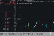 A股数据安全概念走高 立方数科20%涨停