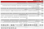 华泰证券：复盘“十三五”通航政策兑现度，关注低空经济投资机会