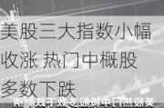 美股三大指数小幅收涨 热门中概股多数下跌