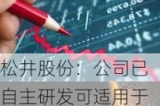 松井股份：公司已自主研发可适用于乘用汽车领域的AF油墨、打印油墨和烧结油墨等新品