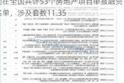 荣盛发展：截至2024年6月12日，公司在全国共计53个房地产项目申报融资白名单，涉及套数11.35