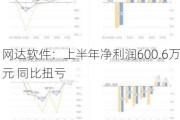 网达软件：上半年净利润600.6万元 同比扭亏