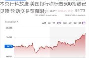 外盘头条：美国7月消费者信心指数上升 日本央行料放鹰 美国银行称标普500指数已见顶 轮动交易蕴藏潜力