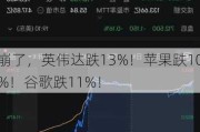 崩了，英伟达跌13%！苹果跌10%！谷歌跌11%！