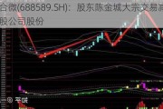 力合微(688589.SH)：股东陈金城大宗交易减持35万股公司股份