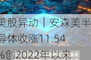 美股异动｜安森美半导体收涨11.54%创2022年以来最大单日涨幅，高盛将其目标价上调至95美元