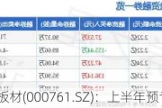 本钢板材(000761.SZ)：上半年预亏15.19亿元