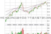 HKE HOLDINGS盘中异动 下午盘大幅下跌5.05%