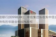 中信银行(00998.HK)：中信集团拟收购中信金融资产持有的华融金租60%股权