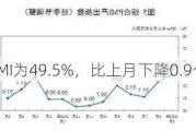 5月制造业PMI为49.5%，比上月下降0.9个百分点