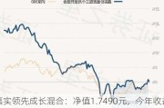 嘉实领先成长混合：净值1.7490元，今年收益率-12.68%