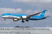 国银金租(01606)及附属CDBALF拟向The Boeing Company购买50架737-8飞机