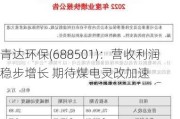 青达环保(688501)：营收利润稳步增长 期待煤电灵改加速