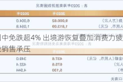 中国中免跌超4% 出境游恢复叠加消费力疲软 海南免税销售承压