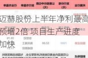 迈赫股份上半年净利最高预增2倍 项目生产进度加快