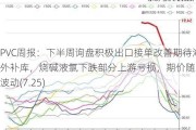 PVC周报：下半周询盘积极出口接单改善期待海外补库，烧碱液氯下跌部分上游亏损，期价随宏观波动(7.25)