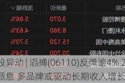 港股异动 | 滔搏(06110)反弹逾4% 24财年维持高派息 多品牌或驱动长期收入增长