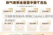 万国数据涨超4% 获RBC Capital上调评级及目标价