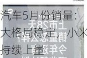 汽车5月份销量：大格局稳定，小米持续上量