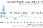 小摩警告：4月通胀高于预期，英国今年不降息风险加大