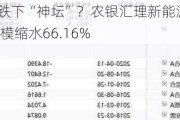 规模业绩双双跌下“神坛”？农银汇理新能源主题A一季度亏损5.14亿 规模缩水66.16%