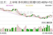 锐明技术：上半年净利同比预增100.48%―123.67%