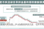 美联储利率决策：99.4%概率维持不变，市场预期稳定