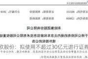 利欧股份：拟使用不超过30亿元进行证券投资