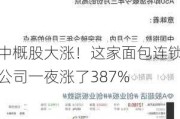 中概股大涨！这家面包连锁公司一夜涨了387%