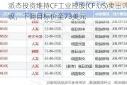 派杰投资维持CF工业控股(CF.US)卖出评级，下调目标价至73美元