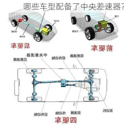 哪些车型配备了中央差速器？