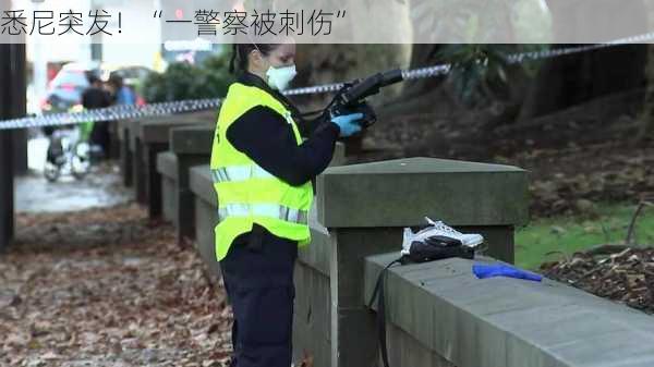 悉尼突发！“一警察被刺伤”