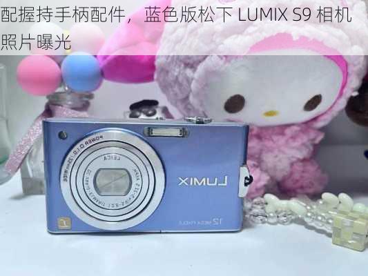 配握持手柄配件，蓝色版松下 LUMIX S9 相机照片曝光