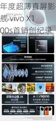 年度超薄直屏影像旗舰 vivo X100s首销创纪录