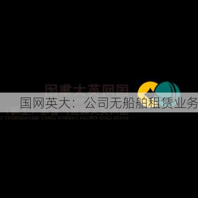 国网英大：公司无船舶租赁业务