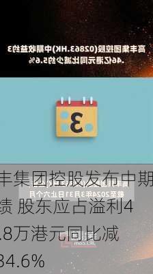 高丰集团控股发布中期业绩 股东应占溢利406.8万港元同比减少34.6%