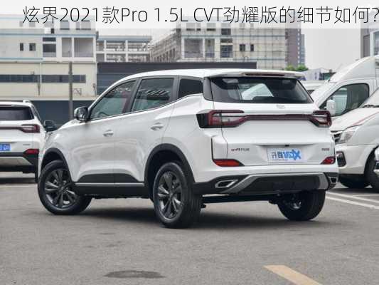 炫界2021款Pro 1.5L CVT劲耀版的细节如何？