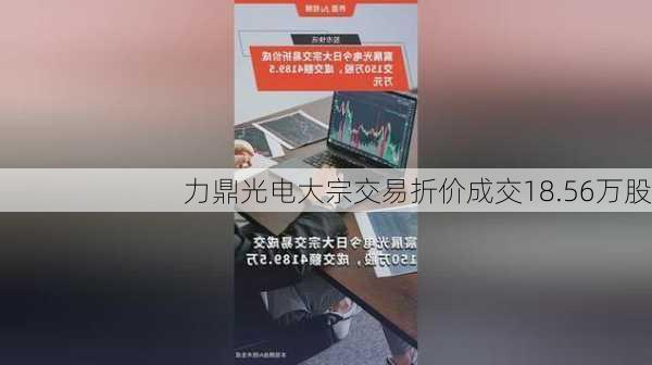 力鼎光电大宗交易折价成交18.56万股