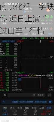 南京化纤一字跌停 近日上演“过山车”行情