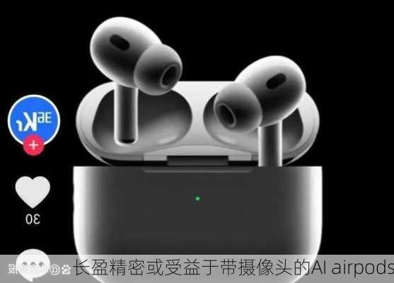 长盈精密或受益于带摄像头的AI airpods