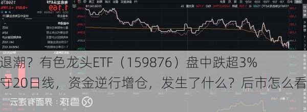 行情退潮？有色龙头ETF（159876）盘中跌超3%，失守20日线，资金逆行增仓，发生了什么？后市怎么看？