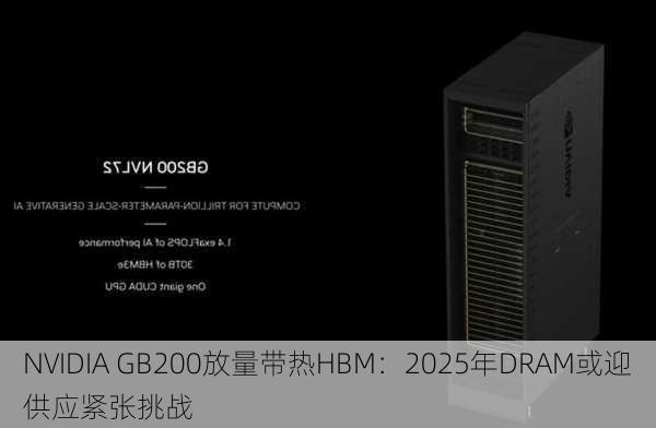 NVIDIA GB200放量带热HBM：2025年DRAM或迎供应紧张挑战