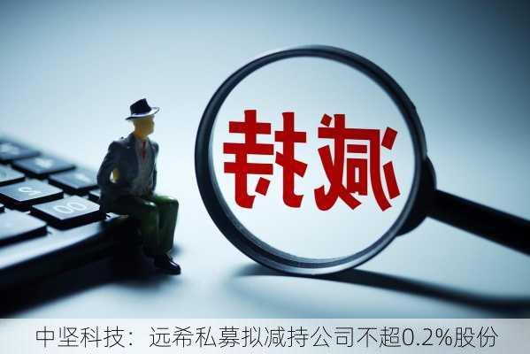 中坚科技：远希私募拟减持公司不超0.2%股份