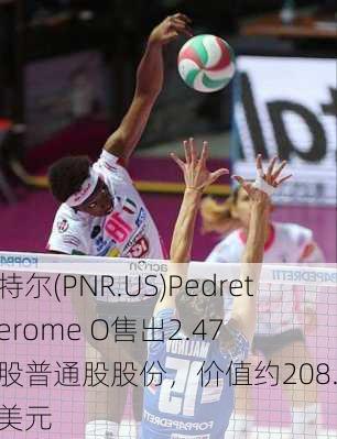 滨特尔(PNR.US)Pedretti Jerome O售出2.47万股普通股股份，价值约208.98万美元